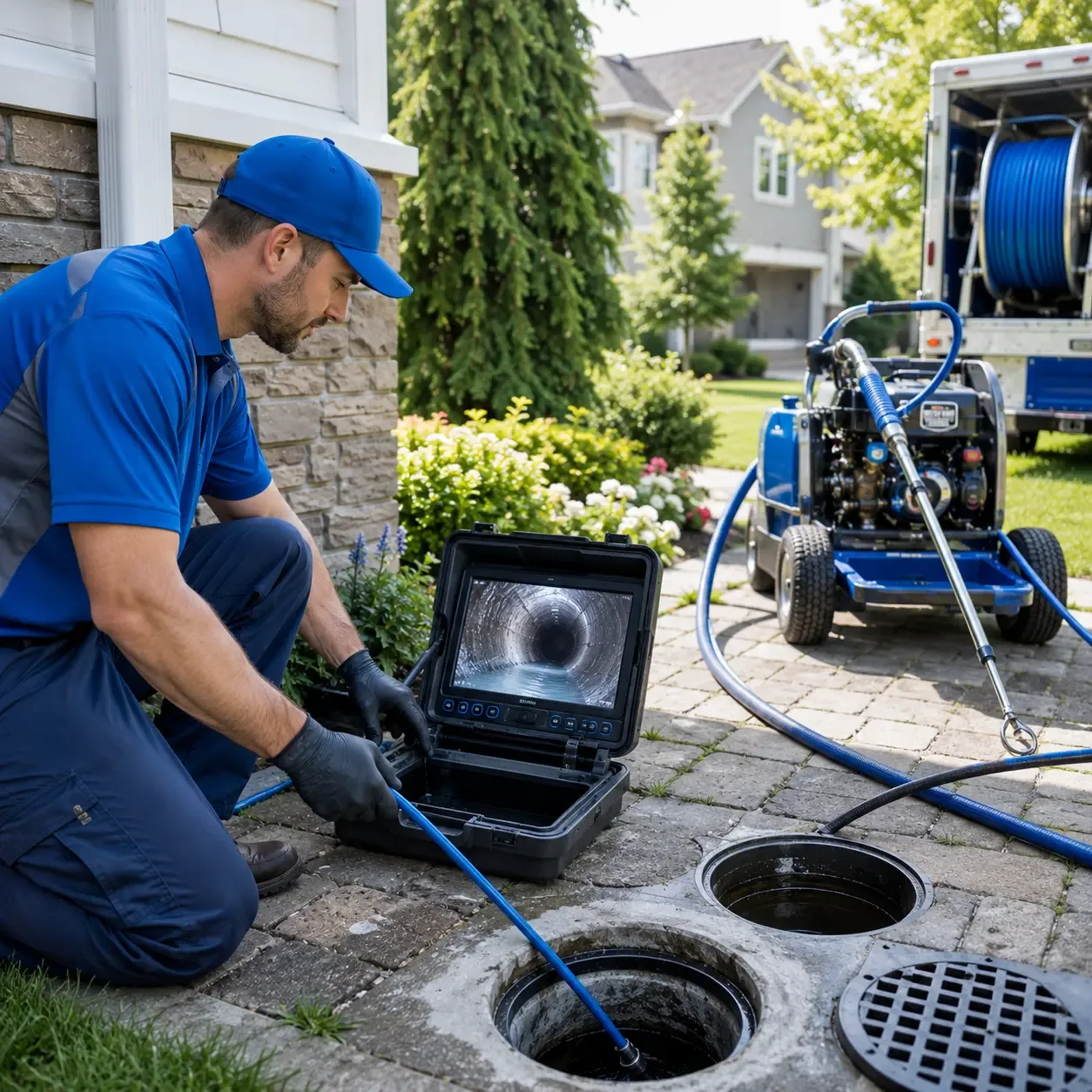 Outdoor drain cleaning professionals serving Warners, NY